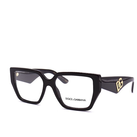 DOLCE&GABBANA DG3373 950 BLACK AUTHENTIC EYEGLASSES FRAME